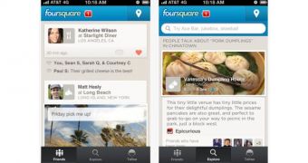 FourSquare screenshots