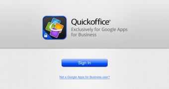 QuickOffice - Exclusively for Google Apps for Business promo