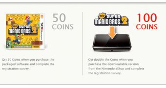 New Super Mario Bros. 2 has special bonuses