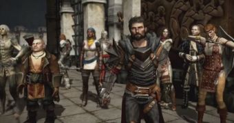 Dragon Age 2's Hawke and his companions
