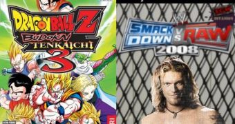 Dragon Ball Z: Budokai Tenkaichi 3 and WWE SmackDown! vs. RAW 2008 Leaked on Torrent Sites