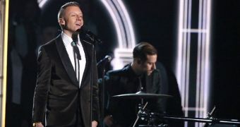 Macklemore and Ryan Lewis perform at the Grammys 2014