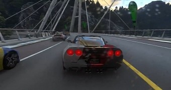 The new Corvette racing in Japan