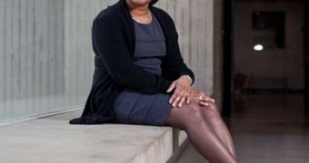 This is a photo of Paula Hammond, Bayer Professor of Chemical Engineering and a member of the David H. Koch Institute for Integrative Cancer Research at MIT
