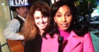 Drunk Lady Bombs News Report in Texas – Video