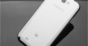 Dual SIM Samsung Galaxy Note II (back)