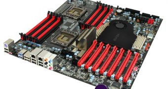 Dual-Xeon EVGA W555 Motherboard Detailed