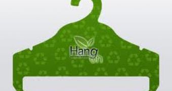 HangOn hangers come with advertising space