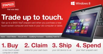 Staples promises to offer at least $100 for any old computer