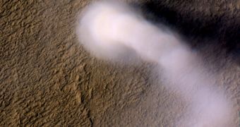 Dust devils on Mars may contribute to producing methane by ionizing water-ice at high latitudes