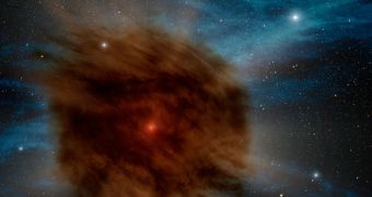 Dust Shrouded Supernova Strikes Distant Galaxy