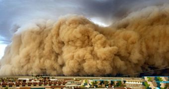 Researchers say dust storms in Africa sooner or later affect air quality on the other side of the Atlantic Ocean