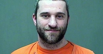 Dustin Diamond's latest mugshot, after he stabbed a man in a fight