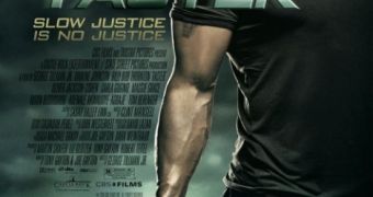 Dwayne “The Rock” Johnson in new “Faster” poster, out on November 24