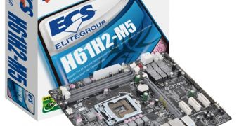 ECS H61H2-M5 Sandy Bridge H61 motherboard