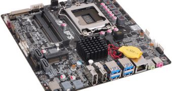 ECS mini-ITX motherboard