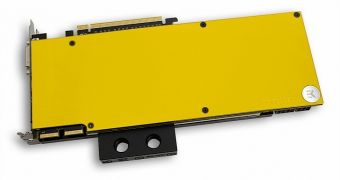 EK-FC R9-290X Backplate Gold (Yellow)