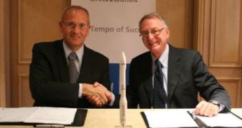 ESA, Arianespace and ELV Signed For Vega