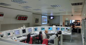 This is the ESOC control room for the Cluster satellite constellation
