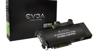 EVGA Applies HydroCopper Waterblock to GeForce GTX Titan