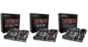 EVGA Intel X99 chipset-based boards
