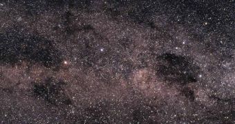 Image of the closest star to Earth, besides the Sun, Alpha Centauri (center left)