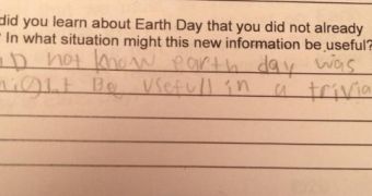 Earth Day is not important for this third-grader