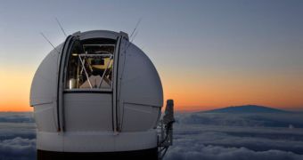 This is the PAN-STARRS telescope in Hawaii
