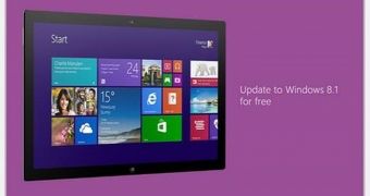 Windows 8.1 is offered for free in the Windows Store