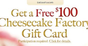 Cheesecake Factory is not giving anything away for free