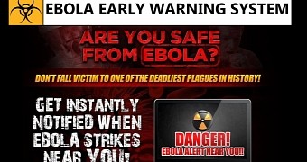 Website claiming to deliver Ebola outbreak warning tool