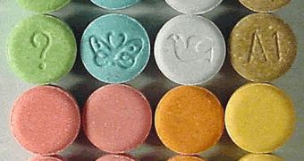 Various types of ecstasy pills sold over the years in clubs and bars
