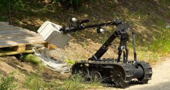 Currently, land robots are only confined to non-combatant roles