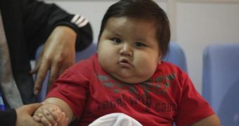 The child has been rescued by Chubby Hearts charity