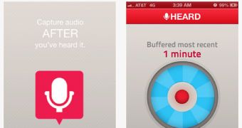 HEARD app interface