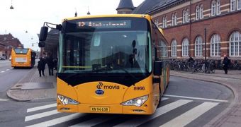 Electric bus completes record journey in Copenhagen, Denmark