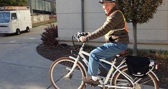 Joel Bowman and his bike