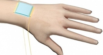 Electronic skin patch