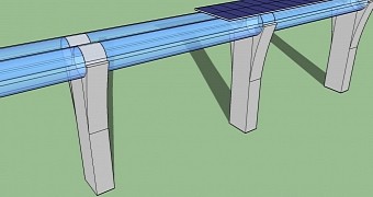 3D sketch of a hyperloop