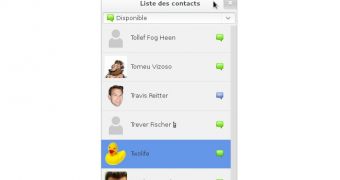 Empathy 3.5.3 with the new contact list