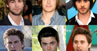 End of an era: Zac Efron, Chace Crawford and Jared Leto, before and after bangs