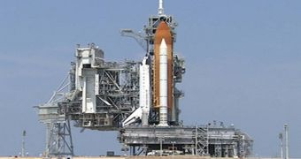Endeavor sits atop Launch Pad 39A, and mission planners hope to be able to blast it off into orbit on Wednesday