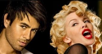 Kylie Minogue teams up with Enrique Iglesias on the ballad "Beautiful"