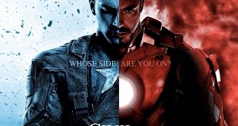 Fanmade poster for third "Captain America" movie, "Civil War"