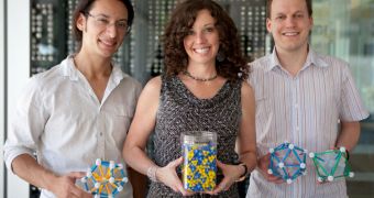 U-M researchers Pablo Damasceno, Sharon Glotzer, and Michael Engel have shown how entropy can nudge nanoparticles into organized structures