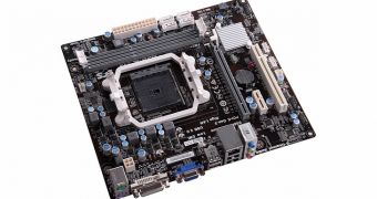 ECS A55F2P-M2 entry-level motherboard