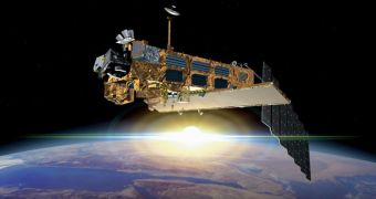 This is ESA's flagship Earth-observing satellite, Envisat