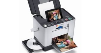 The Epson PictureMate Zoom photo printer