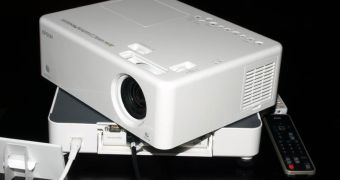 The Epson PictureMate 72 projector (Japanese version)