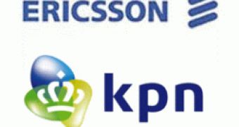 The Ericsson and KPN logos